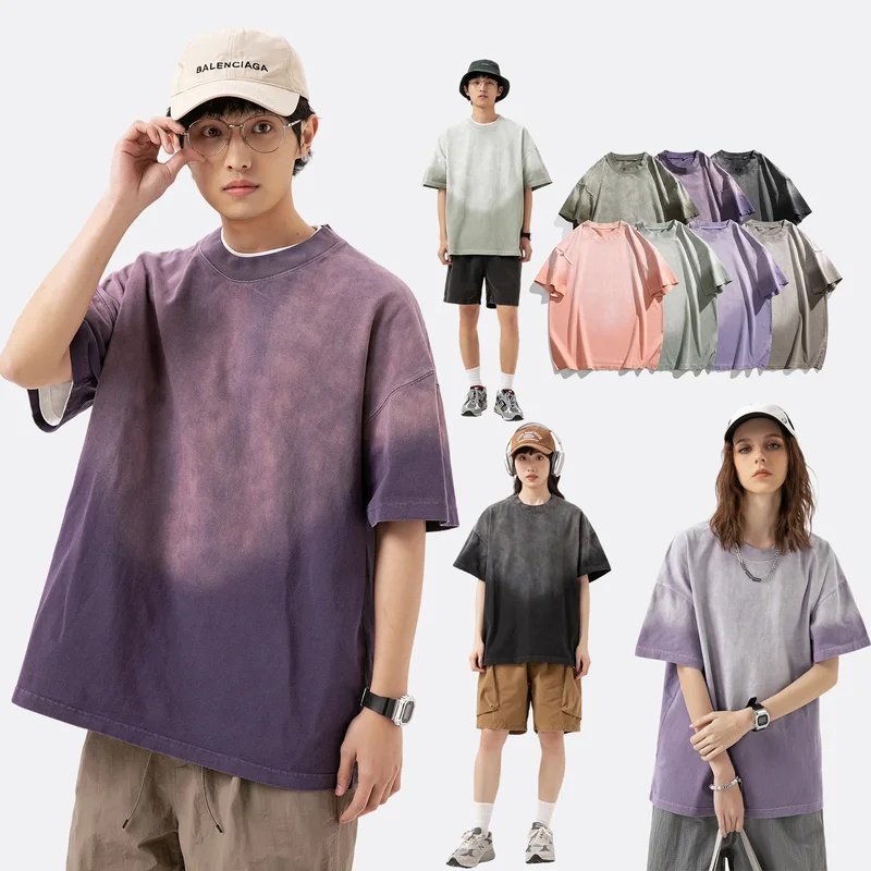 Men'S Fashion Oversized T Shirt - Kaos Katun Berkualitas Tinggi 300g Pria