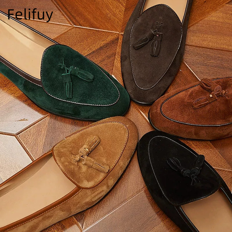Men'S Fashion For Wedding - Sepatu Loafer Pria Rumbai Hitam Coklat