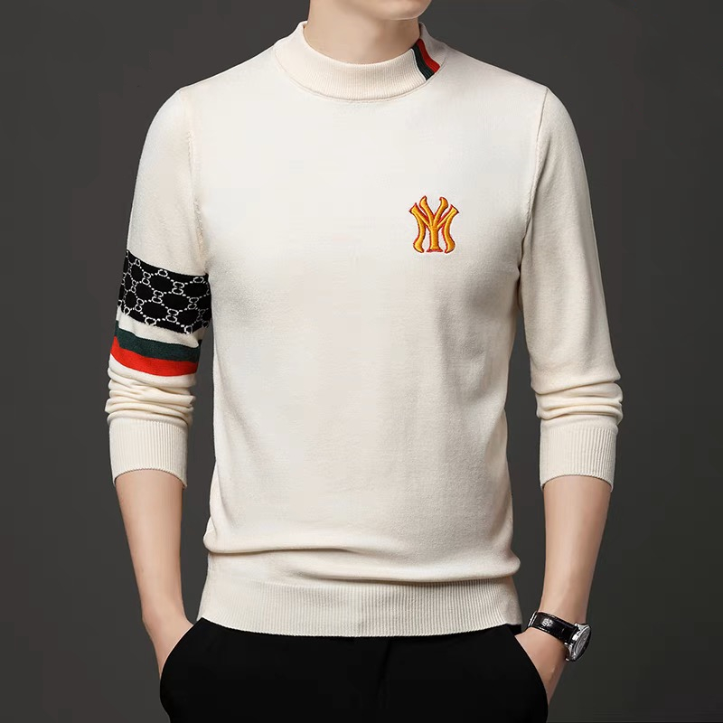 Mens Fashion Mullet - Merek desainer mewah High end sweater