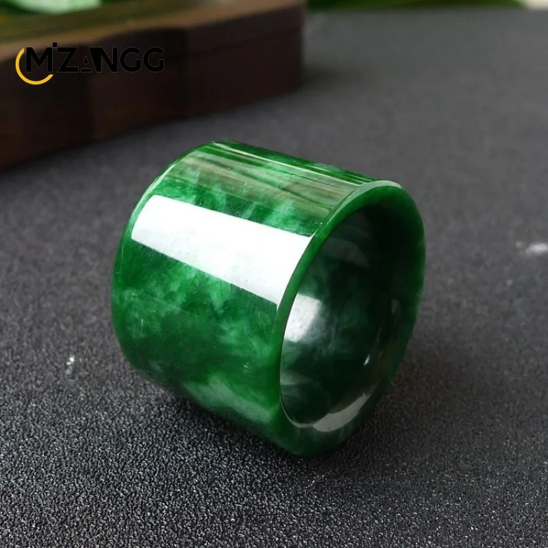 Men'S Fashion For Wedding - Cincin giok alami Myanmar cincin ukir