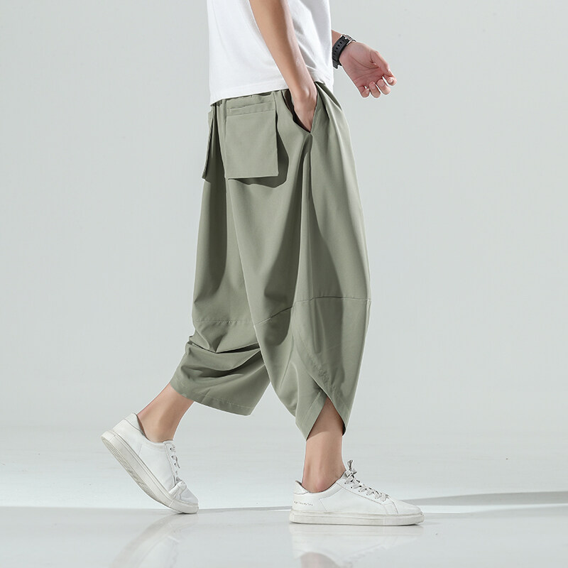 Men'S Fashion Pants 2025 - Celana Harem Gaya Cina Musim Panas