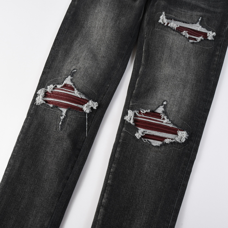 Men'S Fashion Grey Jeans - Celana Jeans High Street Fashion Terbaru