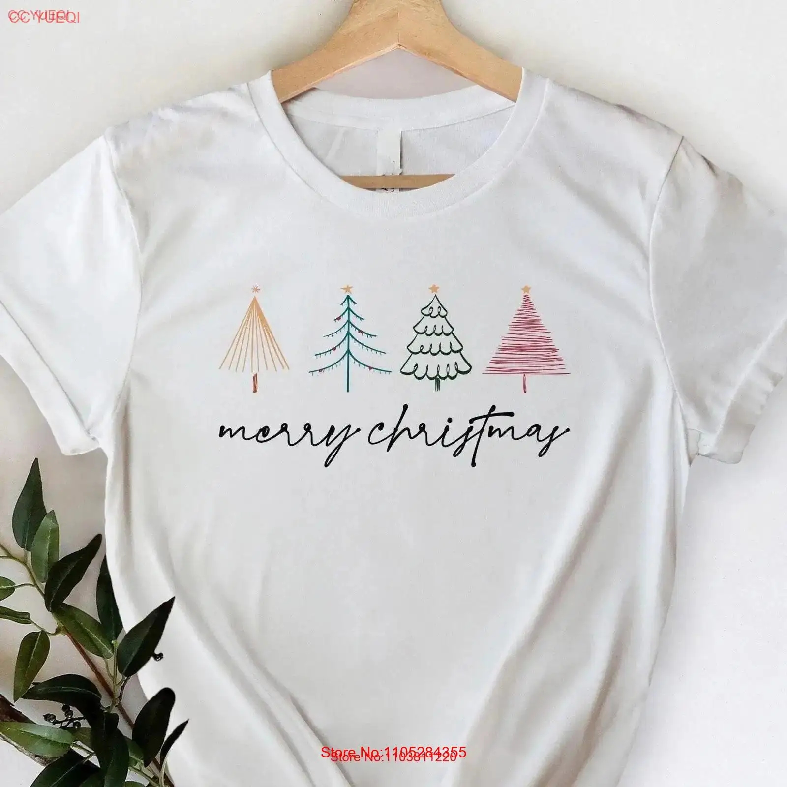 Men'S Fashion Xmas Party - Kaos Natal Wanita untuk Liburan Keluarga,