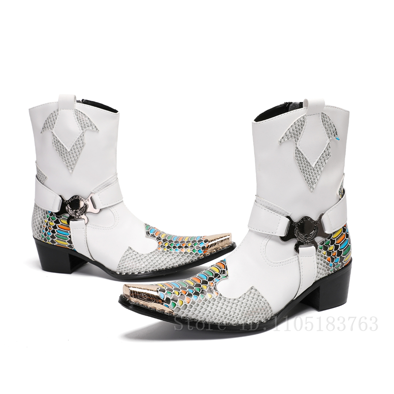 Mens Fashion Dress Shoes - Sepatu Bot Pria Buatan Tangan Gaya