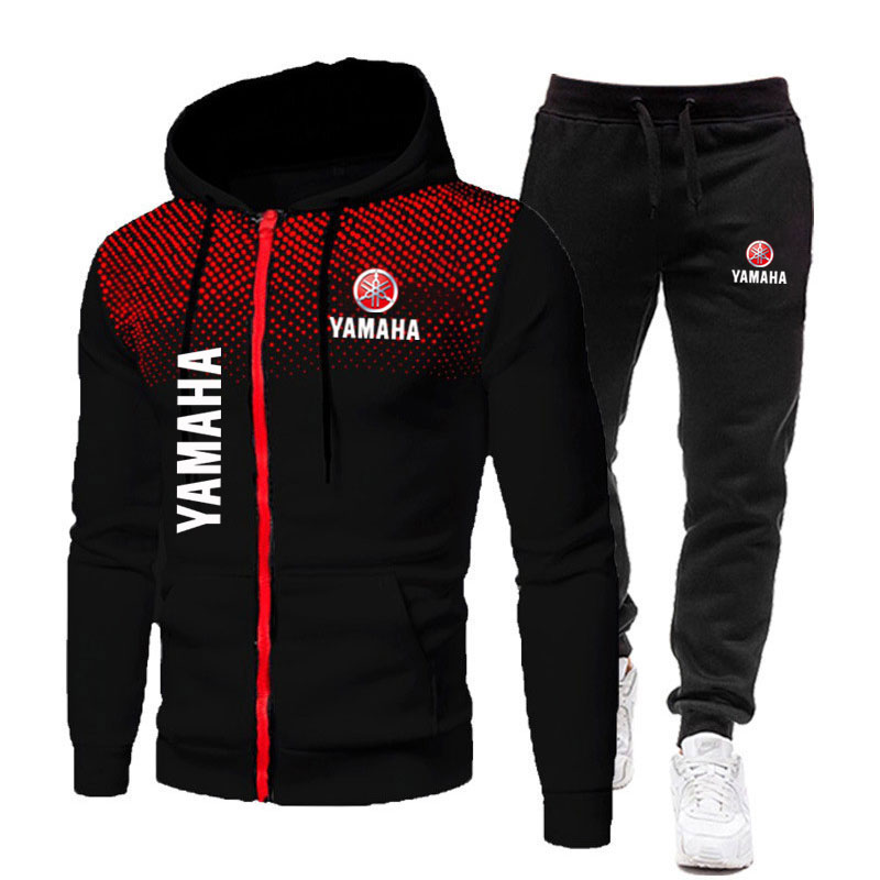Men'S Fashion Hoodies - Setelan Pria Yamaha dengan Cetakan Logo,
