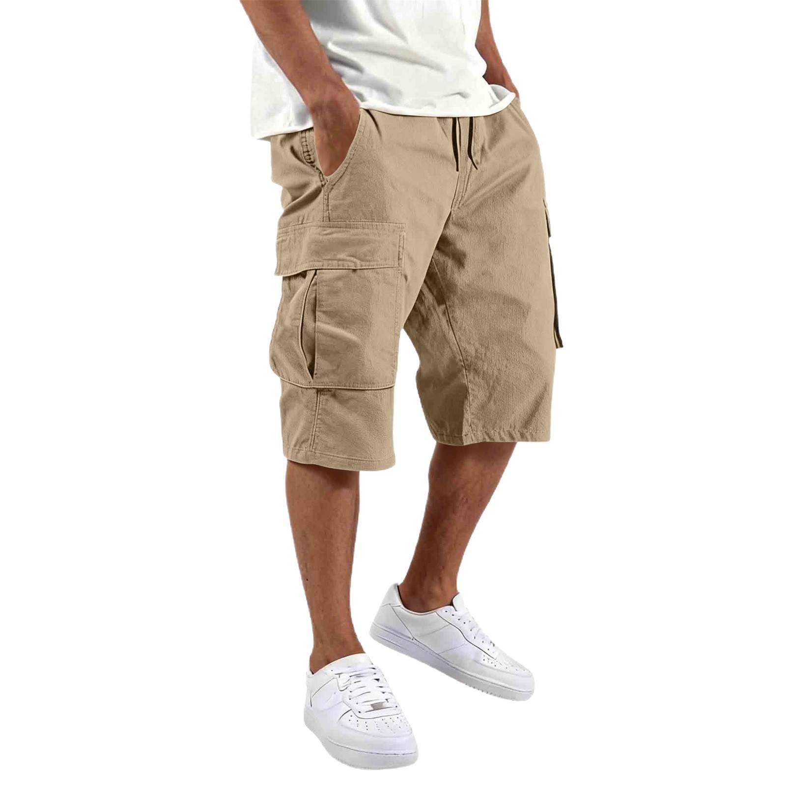 Mens Fashion Cargo Pants - Celana pendek pria musim panas 2026,
