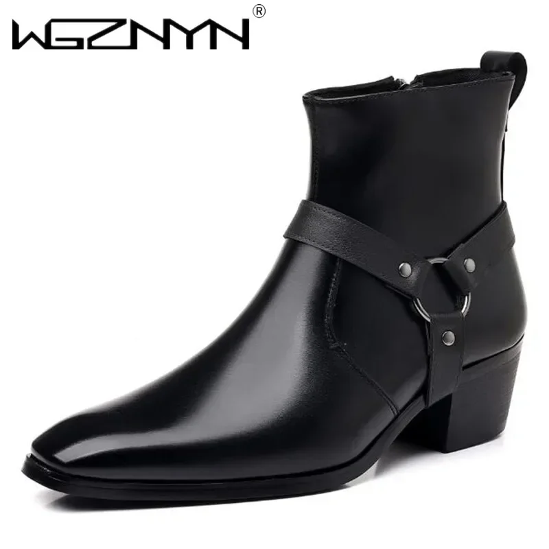 Mens Fashion Dress Shoes - Sepatu Chelsea Desainer Pria 2026, Sepatu