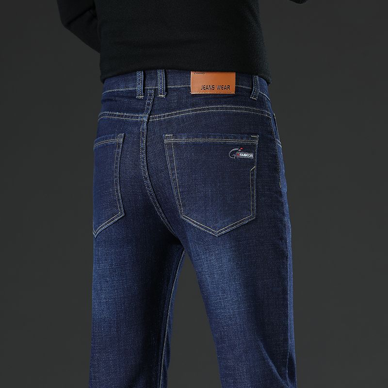 Men'S Fashion Grey Jeans - Celana Jeans Biru Hitam Abu-abu Fashion