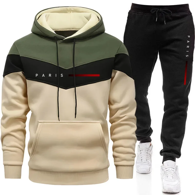 Men'S Fashion Hoodies - Setelan Hoodie Pria Paris Fashion untuk