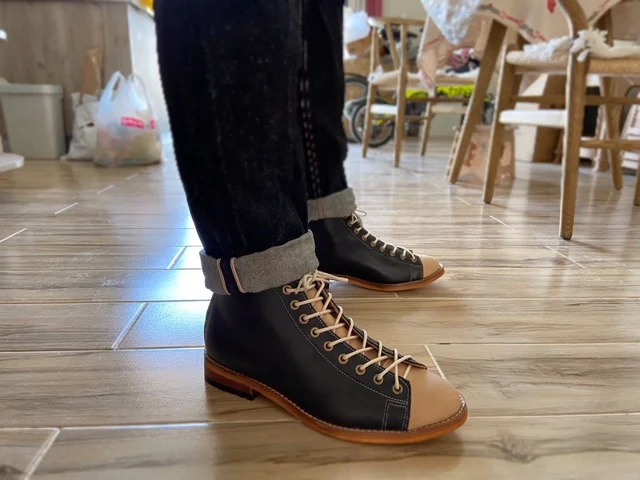 Mens Fashion Dress Shoes - Sepatu Bot Perkakas Tinggi Sepatu Bot