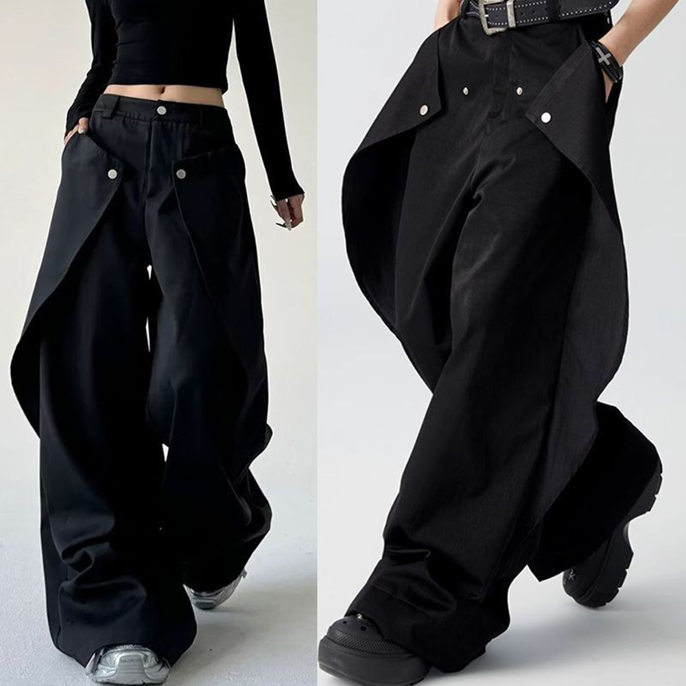 Men'S Fashion Pants 2025 - Celana pria jahitan lapisan ganda desain