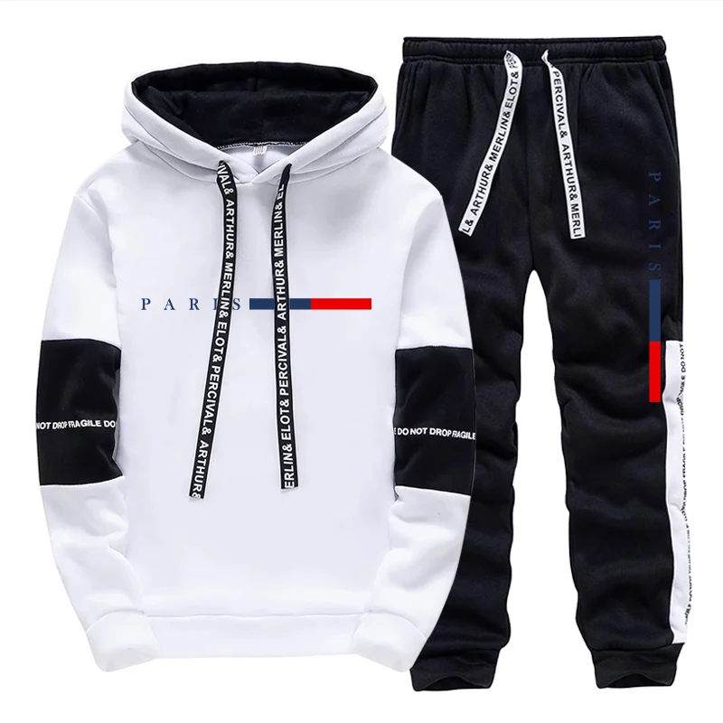 Men'S Fashion Hoodies - Setelan Pria/Hoodie/Celana Paris Fashion Musim Gugur
