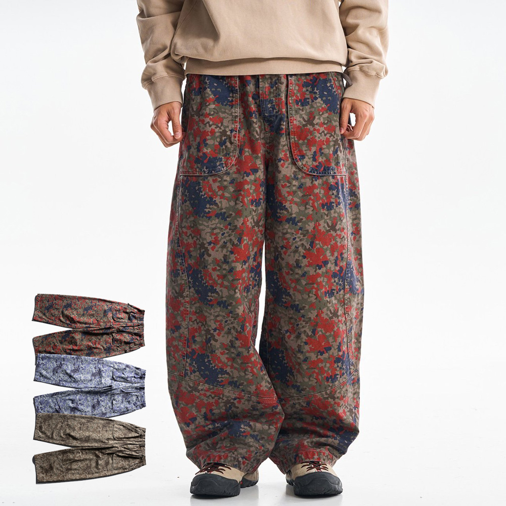 Mens Fashion Cargo Pants - Celana Kargo Katun Cetak Berkualitas Tinggi