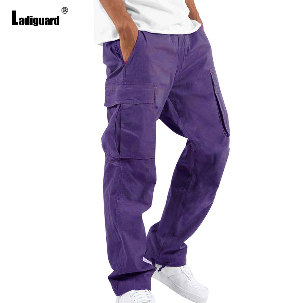 Mens Fashion Cargo Pants - Celana Panjang Multi Saku Pria Ukuran