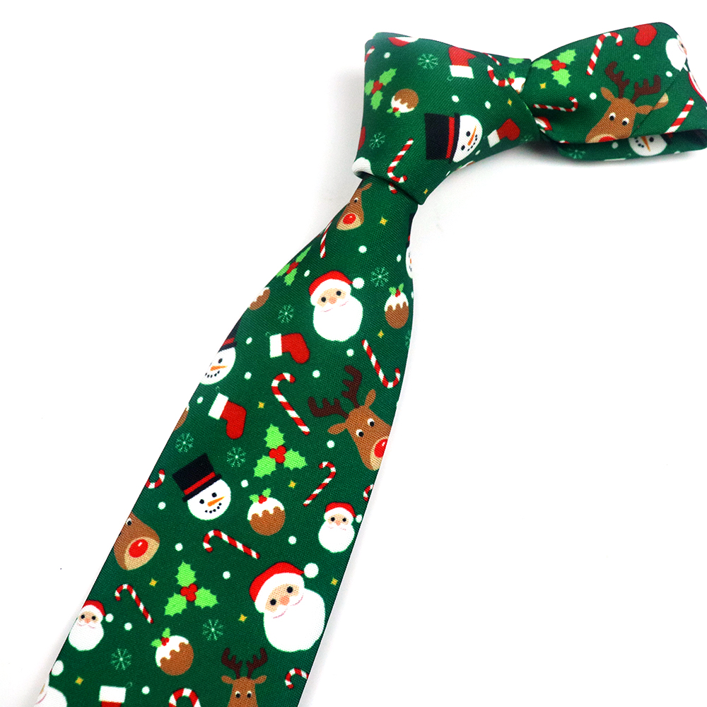 Men'S Fashion Xmas Party - Dasi Natal untuk Pria Wanita Motif