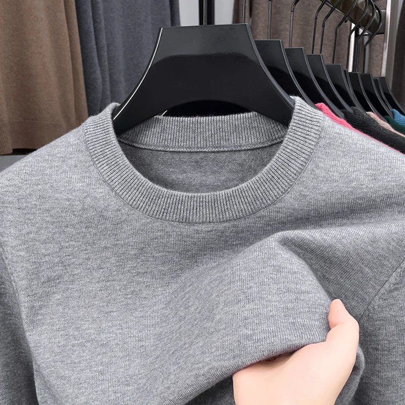 2025 Sweater Kasual Pria Baru  - Mens Fashion Mullet ulasan dan harga