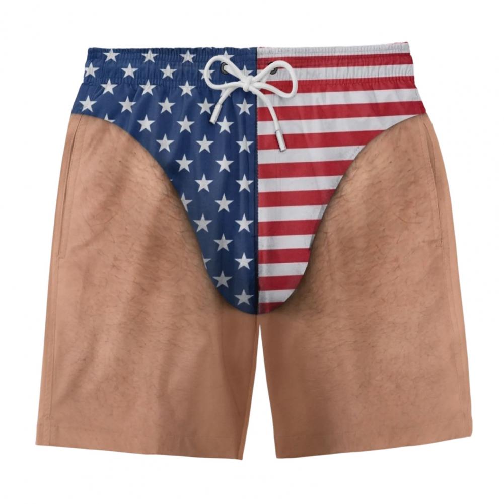 Celana Pendek Pantai Motif Ben - Swim Trunk Shorts ulasan dan harga