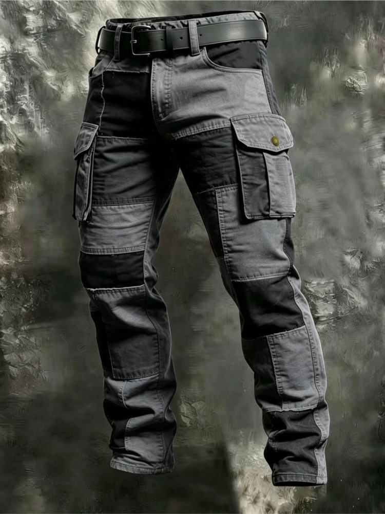 Celana Kargo Pria Katun Khaki  - Mens Fashion Cargo Pants ulasan dan harga