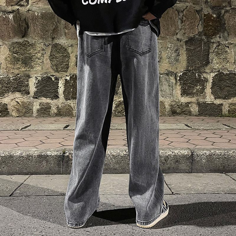 Celana Jeans longgar untuk pri - Men'S Fashion Grey Jeans ulasan dan harga