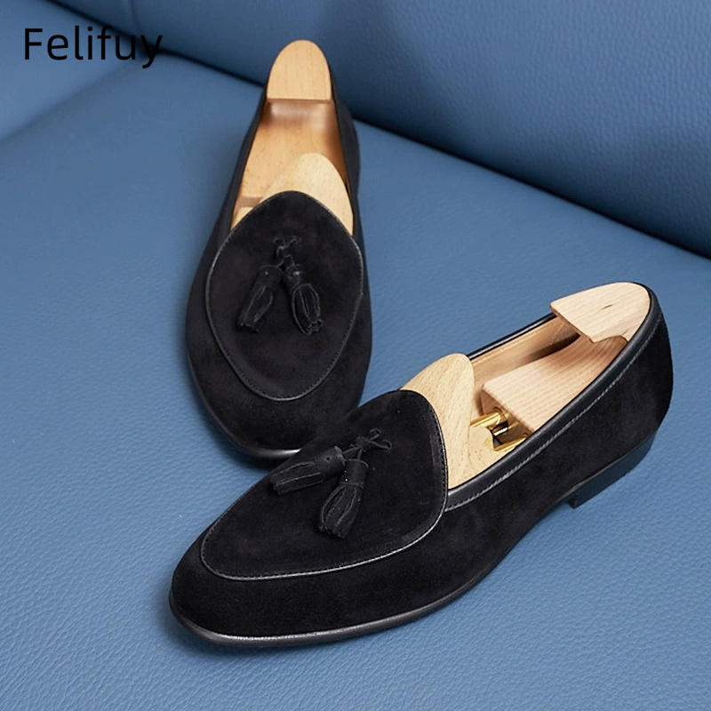 Sepatu Loafer Pria Rumbai Hita - Men'S Fashion For Wedding ulasan dan harga