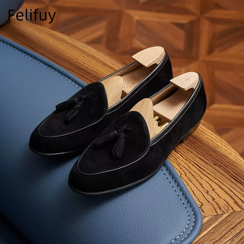 Sepatu Loafer Pria Rumbai Hita - Men'S Fashion For Wedding ulasan dan harga