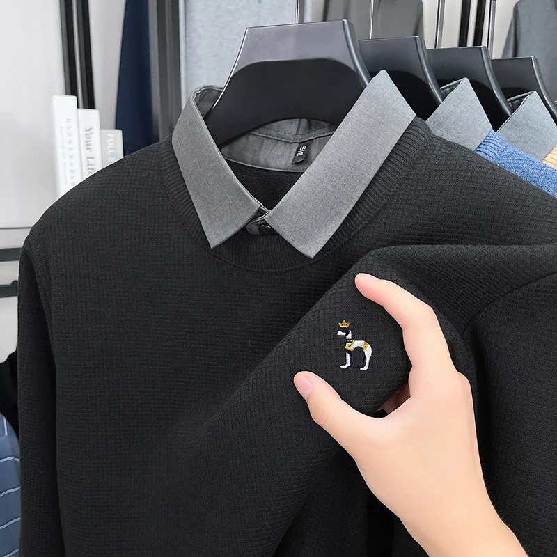Sweater rajutan hangat kasual  - Mens Fashion Mullet ulasan dan harga