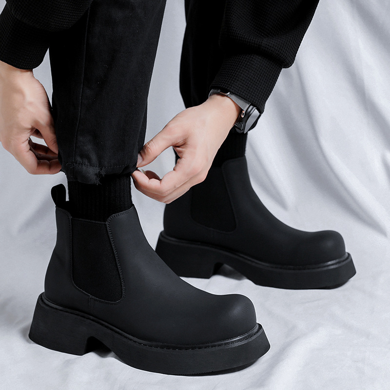 Sepatu Chelsea Fashion Mewah P - Mens Fashion Dress Shoes ulasan dan harga