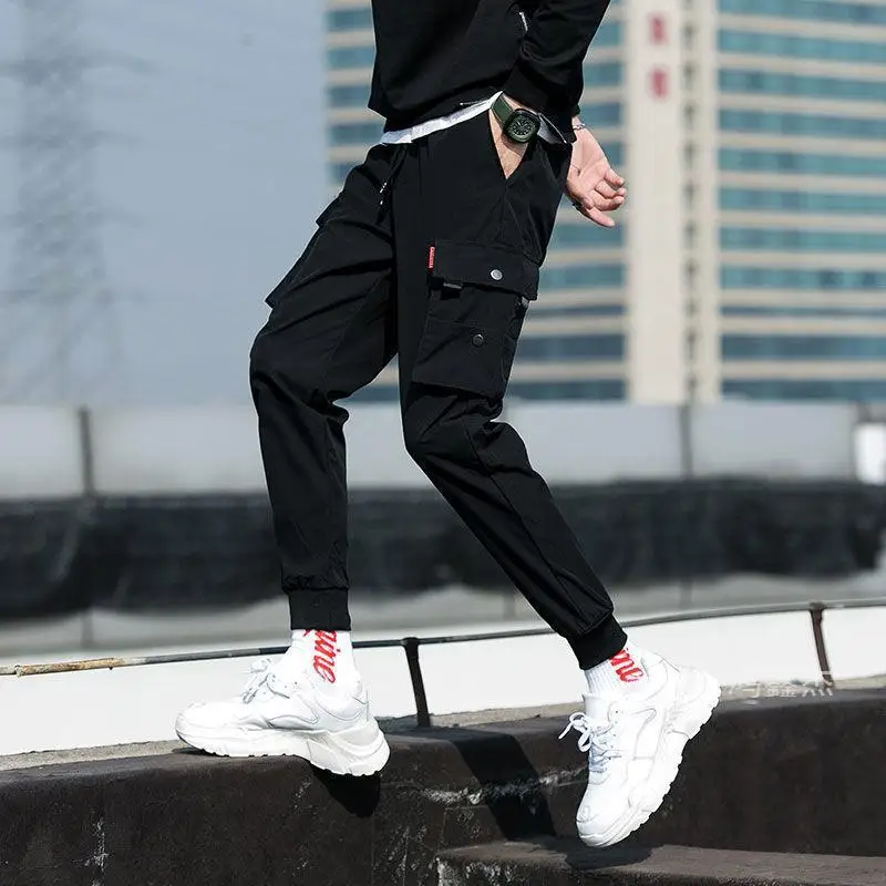 Celana Cargo Pria Warna Solid  - Men'S Fashion Pants 2025 ulasan dan harga