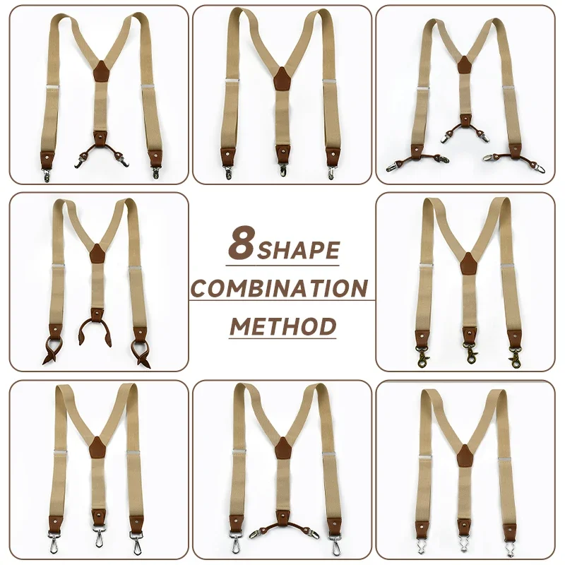 Deeweel Suspender mewah untuk  - Suspenders Clip Men ulasan dan harga
