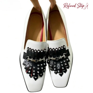 Sepatu Loafer Pria Model Slip  - Mens Fashion Dress Shoes ulasan dan harga