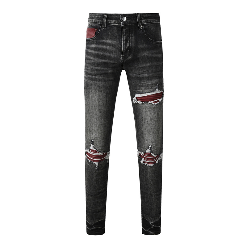 Celana Jeans High Street Fashi - Men'S Fashion Grey Jeans ulasan dan harga