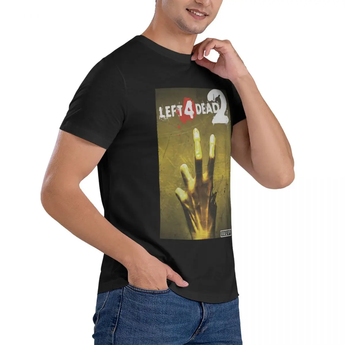 Left 4 Dead 2 T Shirt mode pri - Men'S Fashion Oversized T Shirt ulasan dan harga