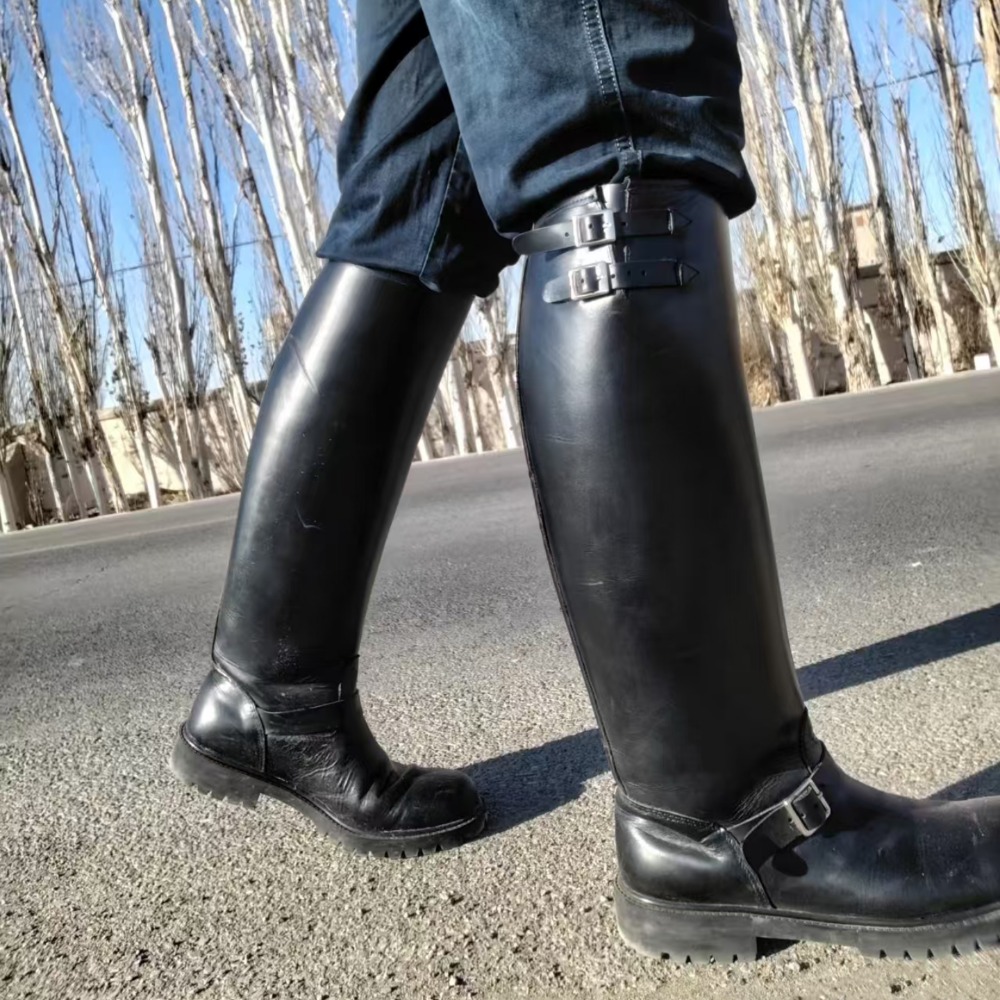 Sepatu Boots Kulit Asli Pria M - Chelsea Boots Men ulasan dan harga