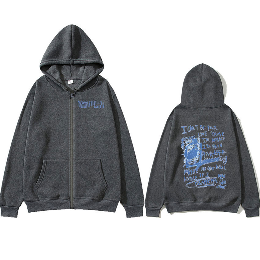 Hoodie motif ritsleting 2024 g - Men'S Fashion Hoodies ulasan dan harga