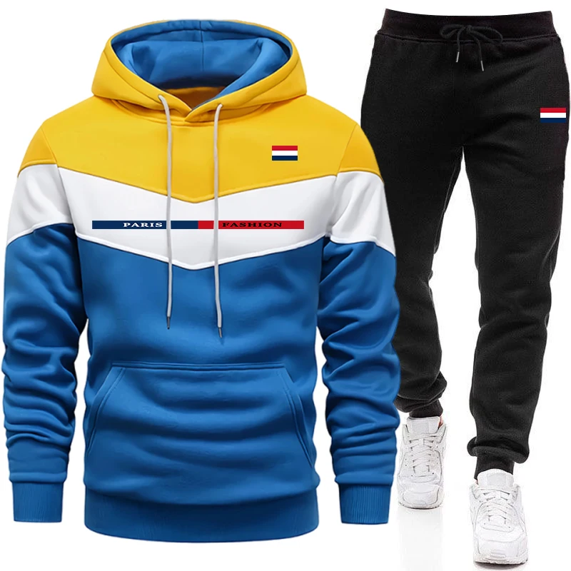 Setelan Olahraga Kasual Harian - Men'S Fashion Hoodies ulasan dan harga