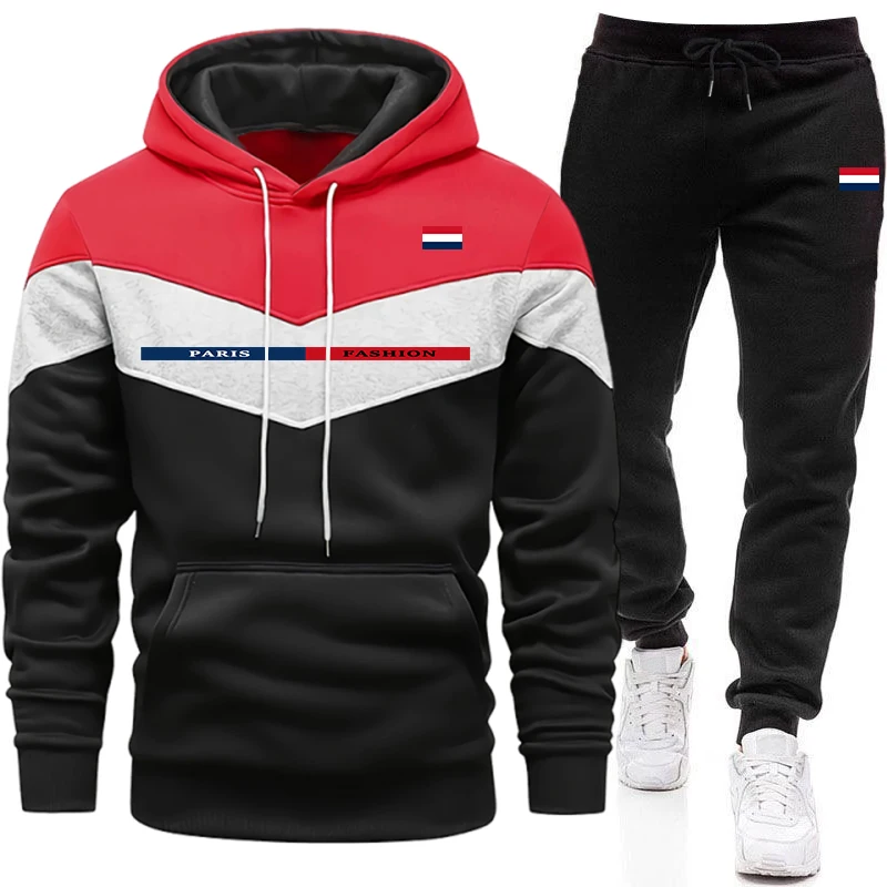 Setelan Olahraga Kasual Harian - Men'S Fashion Hoodies ulasan dan harga