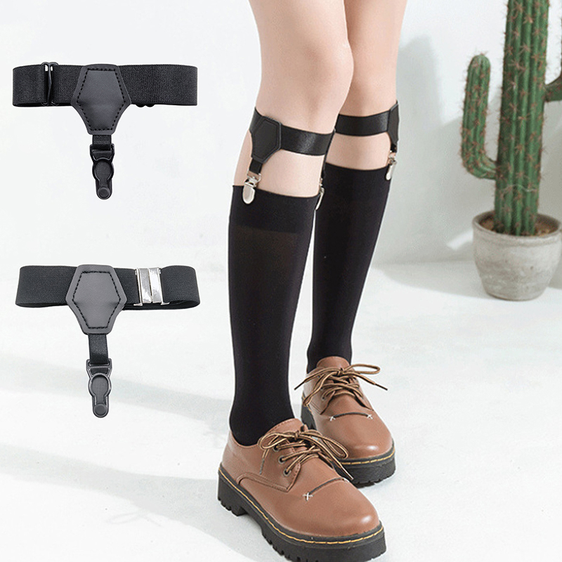 Penyangga Kaus Kaki Hitam 1 Pc - Suspenders Clip Men ulasan dan harga