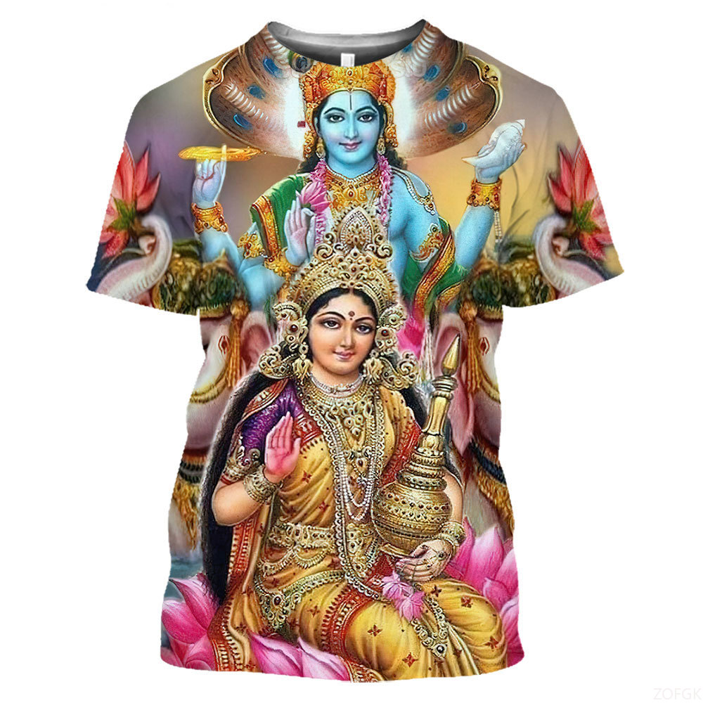 Kaus Grafis Dewa India Fashion - Men'S Fashion Oversized T Shirt ulasan dan harga