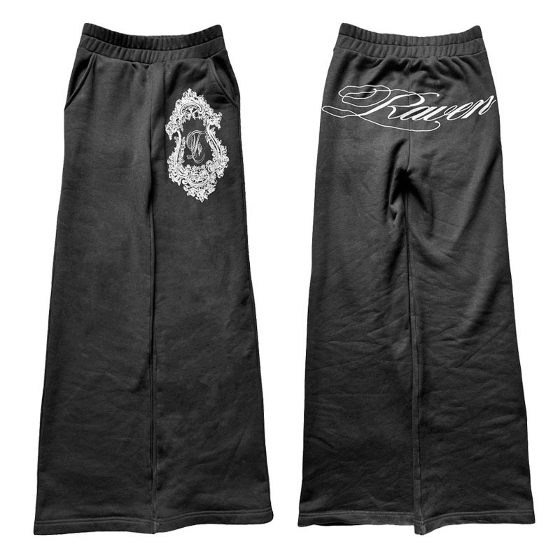 Celana Kasual Lurus Motif Goth - Men'S Fashion Pants 2025 ulasan dan harga