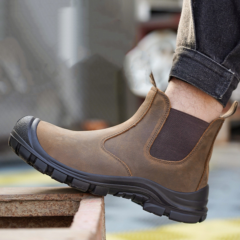 Sepatu Bot Kerja Penutup Kaki  - Chelsea Boots Men ulasan dan harga