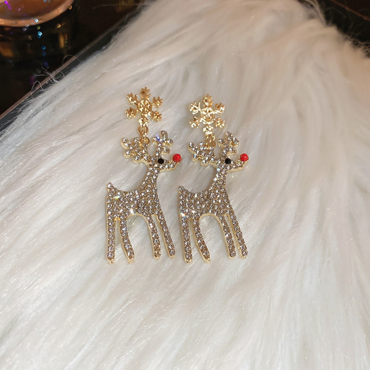 Anting-anting Natal Bentuk Rus - Men'S Fashion Xmas Party ulasan dan harga