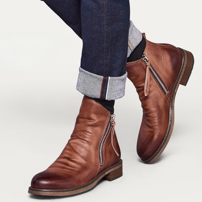 Sepatu Bot Chelsea Pria Fashio - Chelsea Boots Men ulasan dan harga