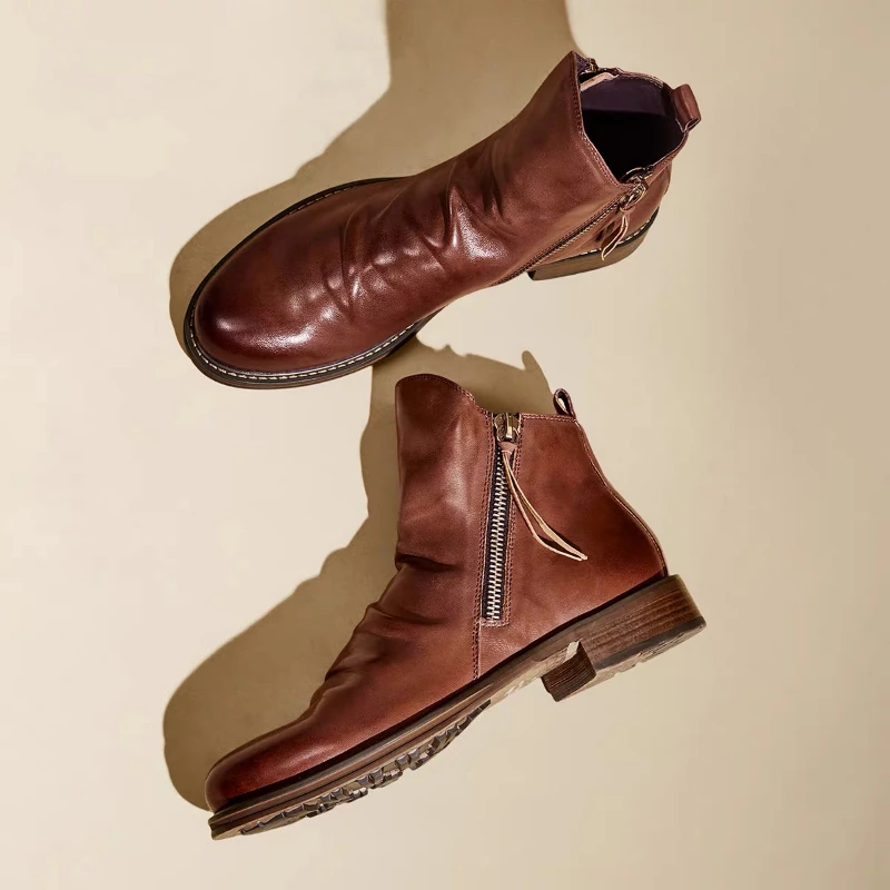 Sepatu Bot Chelsea Pria Fashio - Chelsea Boots Men ulasan dan harga