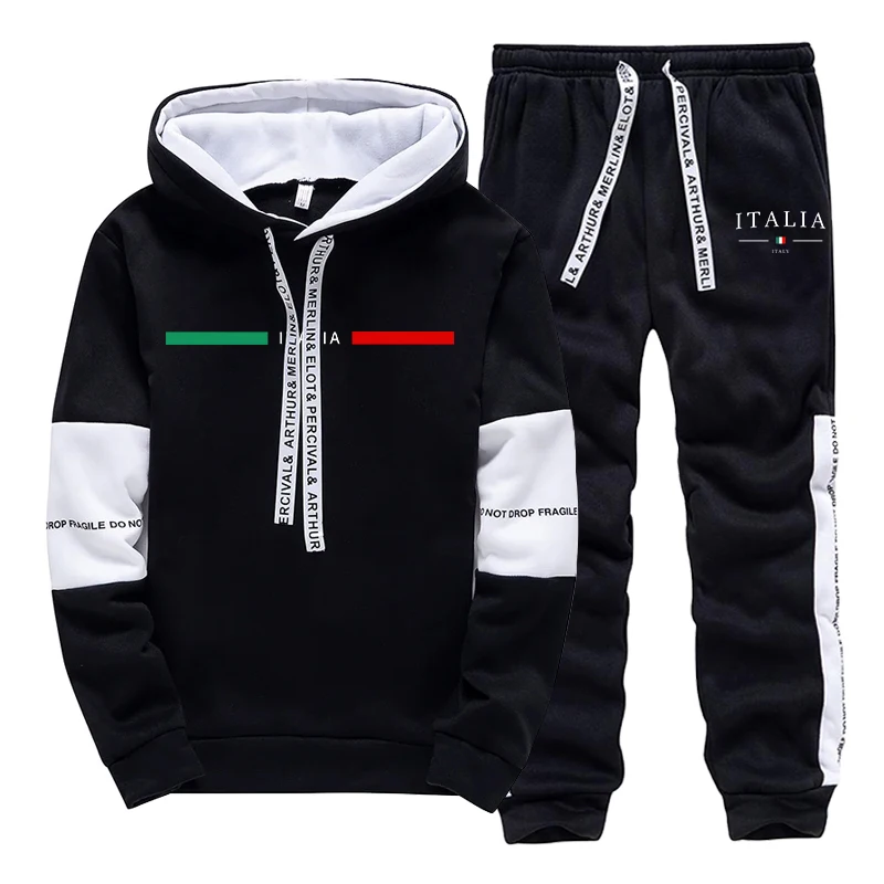 Setelan Olahraga Pria Motif Ce - Men'S Fashion Hoodies ulasan dan harga