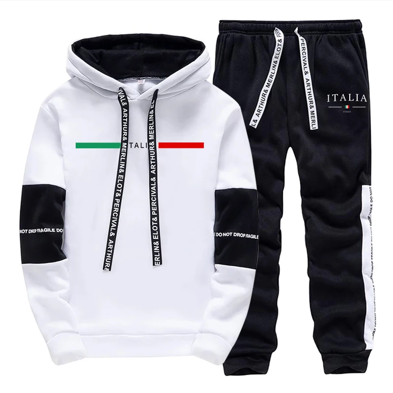 Setelan Olahraga Pria Motif Ce - Men'S Fashion Hoodies ulasan dan harga