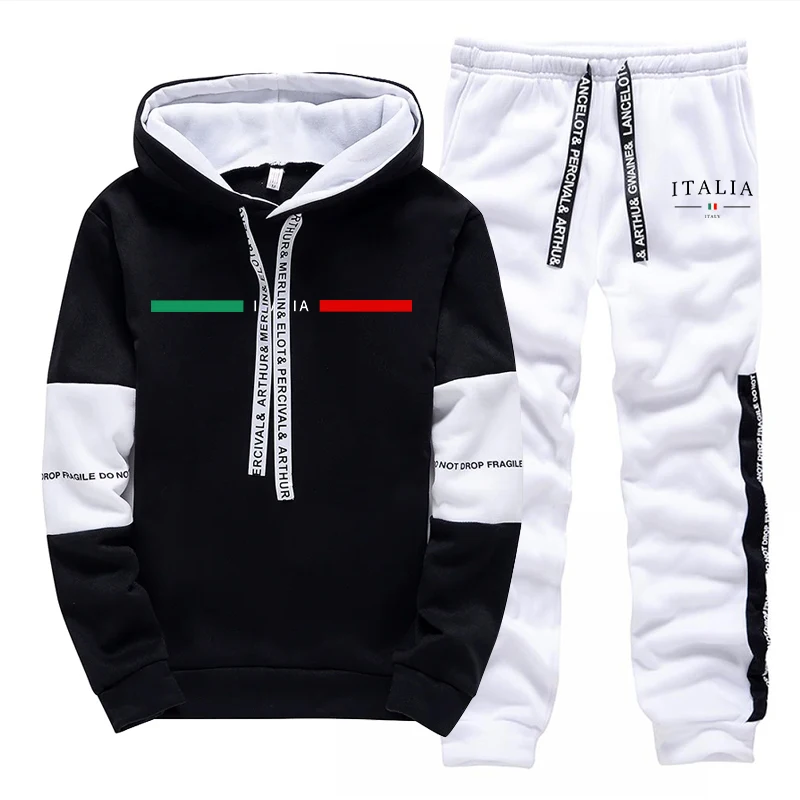 Setelan Olahraga Pria Motif Ce - Men'S Fashion Hoodies ulasan dan harga