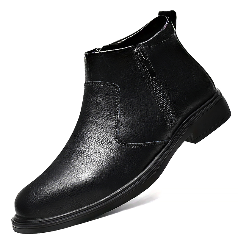 Sepatu Kulit High-Top Baru Mus - Chelsea Boots Men ulasan dan harga
