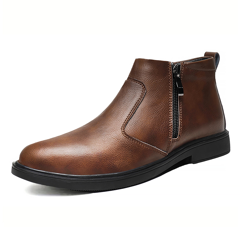 Sepatu Kulit High-Top Baru Mus - Chelsea Boots Men ulasan dan harga