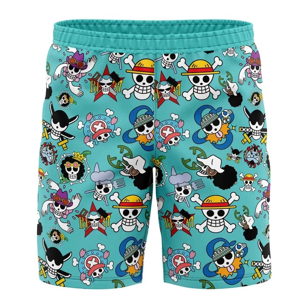 Penggemar Anime Seri One Piece - Swim Trunk Shorts ulasan dan harga