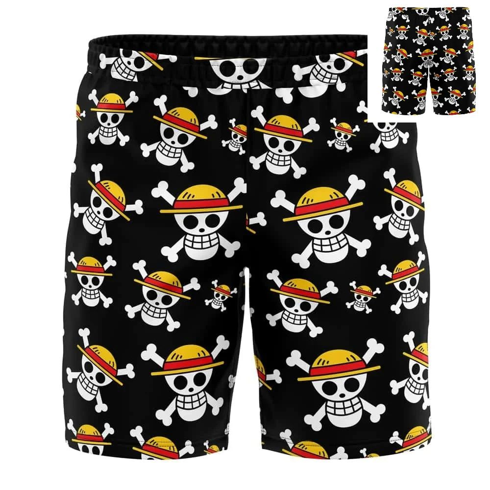 Penggemar Anime Seri One Piece - Swim Trunk Shorts ulasan dan harga